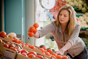 shopping for produce